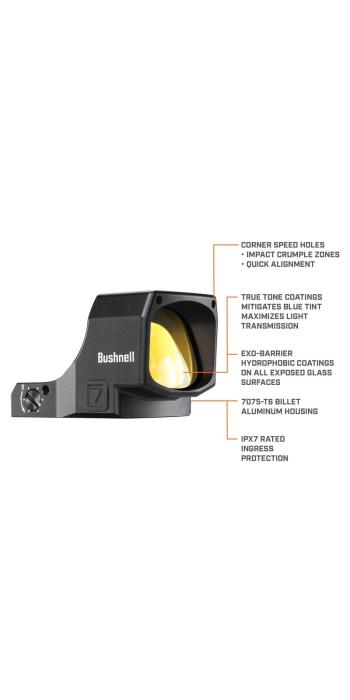 Bushnell Rotpunktvisier RXM-300 (RMS/RMSc-Footprint)