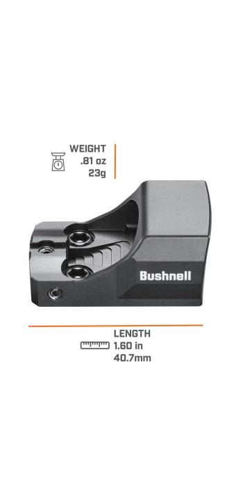 Bushnell Rotpunktvisier RXU-200 Ultra-Compact (RMS/RMSc-Footprint) Bushnell Rotpunktvisier RXU-200 Ultra-Compact (RMS/RMSc-Footprint)