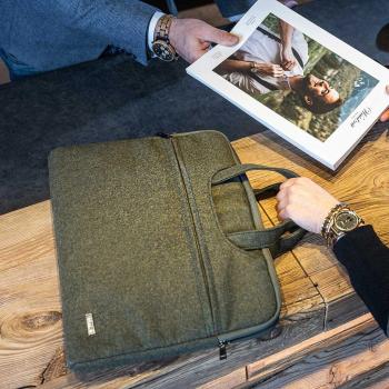 Laptoptasche Gabriel in Moosgrün