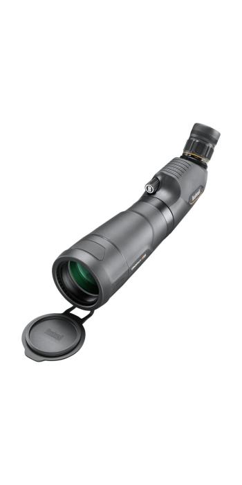 Bushnell Spektiv Trophy Xtreme 20-60x65mm mit Schrägeinblick, schwarz, Porro-Prismen, mit Koffer und Stativ