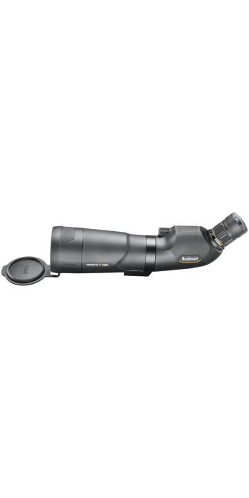 Bushnell Spektiv Trophy Xtreme 20-60x65mm mit Schrägeinblick, schwarz, Porro-Prismen, mit Koffer und Stativ