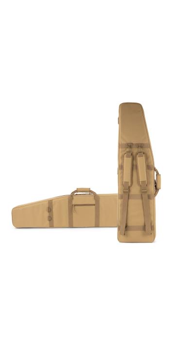 Winter Waffentasche W4 110 cm – wasserabweisend, abschließbar, abnehmbare Rucksackgurte (Dune)