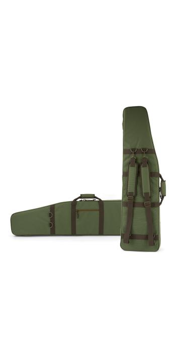 Winter Waffentasche W4 110 cm – wasserabweisend, abschließbar, abnehmbare Rucksackgurte (Forest)