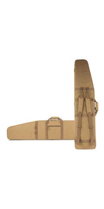 Winter Waffentasche 130 cm – 1000D (laut Grafik), abschließbar, Rucksackgurte (Dune) – JM-W5-RIFLE