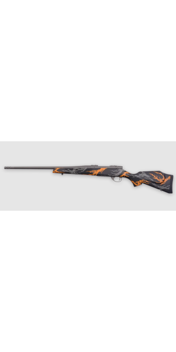 Weatherby Vanguard Compact Hunter .308 Win. 20"/51cm Schwarz/Orange 1/2"x28 Repetierbüchse inkl. Picatinnyschiene