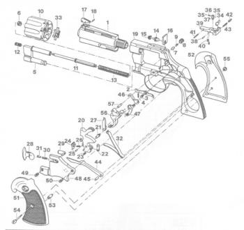 Colt Python Hahnfeder / Mainspring Ersatzteil