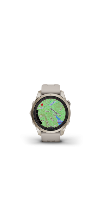 Garmin fēnix® 7S Pro – Sapphire Solar Edition, Beige/Softgold mit QuickFit®-Silikon-Armband 20 mm Garmin fēnix® 7S Pro – Sapphire Solar Edition, Beige/Softgold mit QuickFit®-Silikon-Armband 20 mm