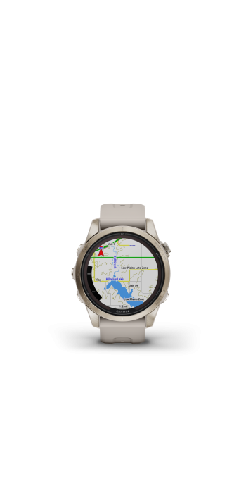 Garmin fēnix® 7S Pro – Sapphire Solar Edition, Beige/Softgold mit QuickFit®-Silikon-Armband 20 mm Garmin fēnix® 7S Pro – Sapphire Solar Edition, Beige/Softgold mit QuickFit®-Silikon-Armband 20 mm