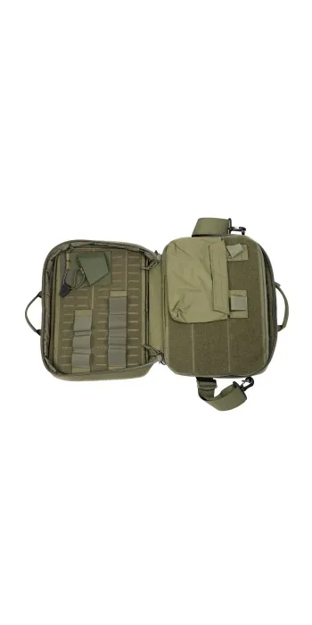 GLOCK Executive Gear Bag – Olive – CORDURA® 700D – 40×28×10 cm – 360° gepolstert – MOLLE/Klett