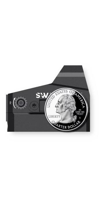 Swampfox Kingslayer 1x22 RMR Reflexvisier - Circle Dot, rot