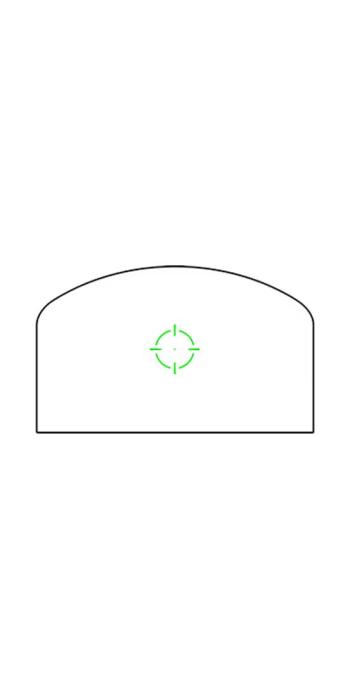Swampfox Kingslayer 1x22 RMR Reflexvisier - Circle Dot, grün