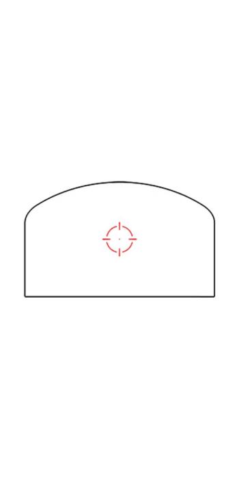Swampfox Kingslayer 1x22 RMR Reflexvisier - Circle Dot, rot