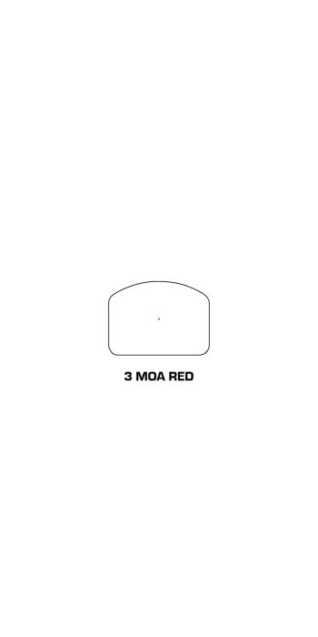 Swampfox Liberty II 1x24 RMR Reflexvisier - 3 MOA Dot, rot