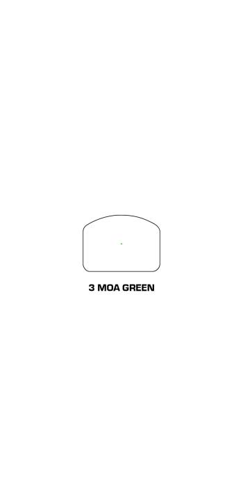 Swampfox Liberty II 1x24 RMR Reflexvisier - 3 MOA Dot, grün