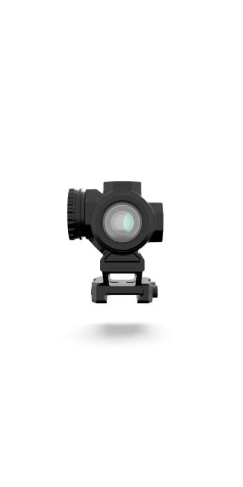 Swampfox Raider 1x20 Micro Prism Visier - BRC-Absehen, rot beleuchtet