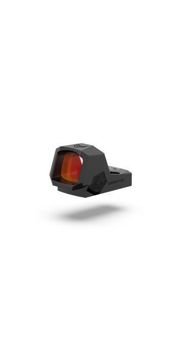 Swampfox Sentinel II 1x20 RMSc Micro-Reflexvisier - 3 MOA Dot, rot, Blackout Rear Sight Guide
