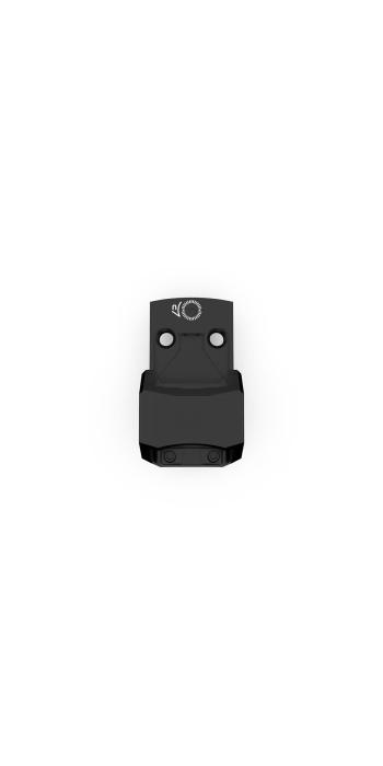 Swampfox Sentinel II 1x20 RMSc Micro-Reflexvisier - 3 MOA Dot, rot, Blackout Rear Sight Guide