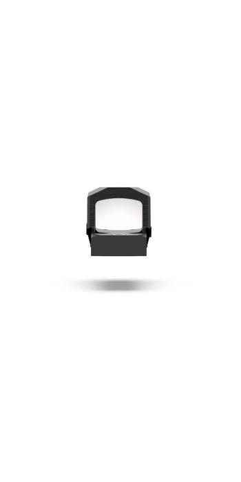 Swampfox Sentinel II 1x20 RMSc Micro-Reflexvisier - 3 MOA Dot, rot, Blackout Rear Sight Guide