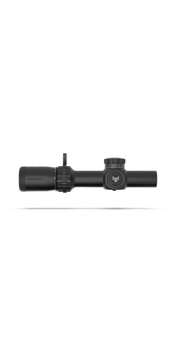 Swampfox Tomahawk II 1-6x24 SFP LPVO Zielfernrohr - Guerrilla Dot BDC, rot