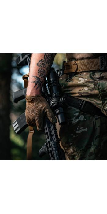 Swampfox Warhorse 1-6x24 FFP LPVO Zielfernrohr - MIL-Absehen, rot beleuchtet, 34 mm