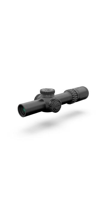 Swampfox Warhorse 1-6x24 FFP LPVO Zielfernrohr - MIL-Absehen, rot beleuchtet, 34 mm
