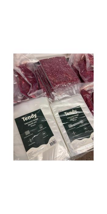Tendy Vakuumbeutel Transparent 100 Stück BPA-frei, 22 x 30cm