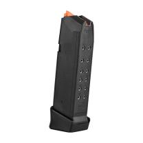 Glock Magazin G19+2 – 9mm Luger – 17 Schuss – Schwarz/Orange (Zubringer)