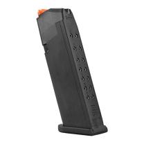 Glock Magazin G17 – 9mm Luger – 17 Schuss – Schwarz/Orange (Zubringer)