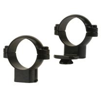 Leupold STD Ringe 25,4mm extended high gekröpft glänzend schwarz