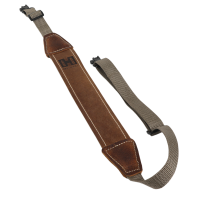 Hornady Universal Gewehrriemen Leder/Nylon – inkl. Riemenbügel – Braun