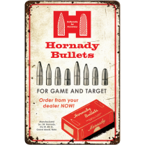 Hornady Bullets Rustic Blechschild Aluminium 12" x 18"