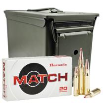 Hornady Match .338 Lapua Mag. 285GR ELD Match 7 x 20 Patronen in Ammo Can – M2A2