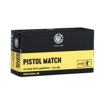 RWS Pistol Match .22 LR 40GR LRN 50 Patronen