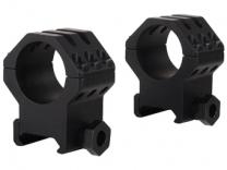 Weaver 6-Hole Weaver-Style Ringe matt schwarz 25,4mm extra high, BH 14,3mm