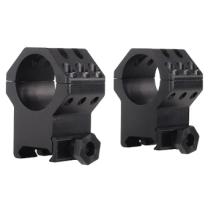 Weaver 6-Hole Weaver-Style Ringe matt schwarz 25,4mm ultra high, BH 15,88mm