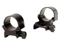 Weaver Top-Mount Weaver-Style Ringe (1 extended) glänzend schwarz 25,4mm high, BH 8,43mm
