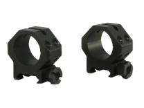 Weaver Tactical 4-Hole Picatinny-Style Ringe matt schwarz 30mm medium, BH 9,4mm