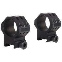Weaver Tactical 6-Hole Picatinny-Style Ringe matt schwarz 30mm high, BH 12,45mm