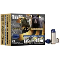 Federal Premium Syntech Solid Core 10mm ACP 200GR JHP 20 Patronen Federal Premium Syntech Solid Core 10mm ACP 200GR JHP 20 Patronen