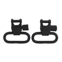 Uncle Mike's QD Riemenbügel-Set aus Edelstahl für breite Riemen Schwarz 2 Stück