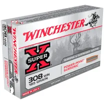 Winchester Super-X .308 Win. 185GR Power Point Subsonic 20 Patronen Winchester Super-X .308 Win. 185GR Power Point Subsonic 20 Patronen