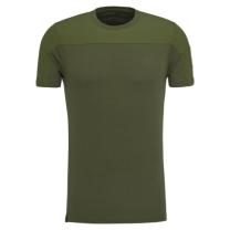 GLOCK Tactical T-Shirt Oliv – Ripstop-Schultern, Stretch-Torso – Soft-Velcro-Badge – Größe M