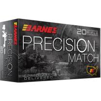 Barnes PRECISION MATCH .223 Rem. 55GR OTM Boat Tail 20 Patronen