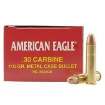 Federal American Eagle .30 Carbine 110GR FMJ 50 Patronen