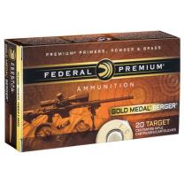 Federal Premium Gold Medal Berger .223 Rem. 73GR BT Target 20 Patronen Federal Premium Gold Medal Berger .223 Rem. 73GR BT Target 20 Patronen