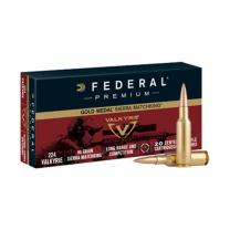 Federal Premium Gold Medal Sierra MatchKing .224 Valkyrie 90GR BTHP 20 Patronen