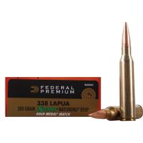 Federal Premium Gold Medal Sierra MatchKing .338 Lapua Mag. 300GR BTHP 20 Patronen Federal Premium Gold Medal Sierra MatchKing .338 Lapua Mag. 300GR BTHP 20 Patronen