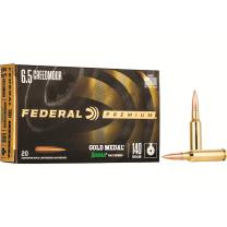 Federal Premium Gold Medal Sierra MatchKing 6,5mm Creedmoor 140GR BTHP 20 Patronen Federal Premium Gold Medal Sierra MatchKing 6,5mm Creedmoor 140GR BTHP 20 Patronen