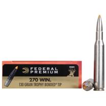 Federal Premium Trophy Bonded Tip .270 Win. 130GR 20 Patronen Federal Premium Trophy Bonded Tip .270 Win. 130GR 20 Patronen