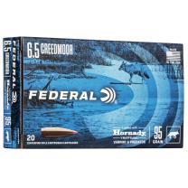 Federal Varmint & Predator 6,5mm Creedmoor 95GR Hornady V-Max 20 Patronen